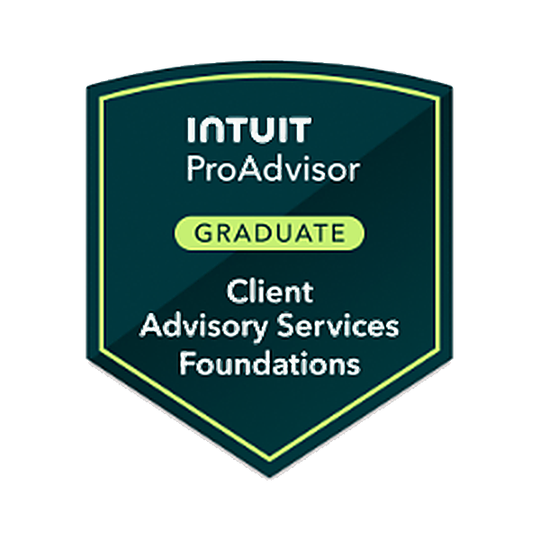 Intuit ProAdvisor, Client Advisory Services Foundations Graduate