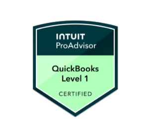 Intuit QuickBooks ProAdvisor, Level 1 Certified